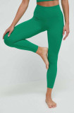 Cumpara ieftin JOYINME jambiere de yoga Oneness Ease culoarea verde, neted