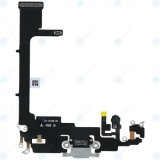 Conector de &icirc;ncărcare flex argintiu pentru iPhone 11 Pro