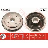 Tambur frana Trw DB4304, parte montare : Punte spate