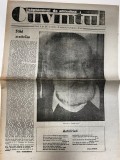 Cumpara ieftin Cuvantul nr 27 31 iulie - 6 august 1990 numar pagini 8 carte brosata stare buna limba romana