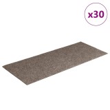 Cumpara ieftin Covorase autoadezive pentru scari, bej, dreptunghiulare, 30 buc., 60x25 cm