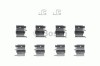 Set accesorii, placute frana SUZUKI GRAND VITARA I Cabriolet (GT) (1998 - 2005) BOSCH 1 987 474 381