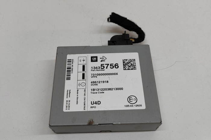 Unitate de control tuner DAB OPEL MOKKA / MOKKA X 2013 OEM: 13435756 | 31620231