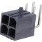 Conector Mega-Fit 4 pini 23A THT