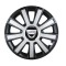 Set 4 capace roti Flash Gri-Negru R15 pentru gama auto Dacia