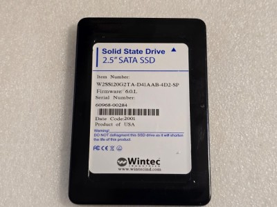 Solid-State Drive (SSD) WINTEC 120GB 2.5&amp;quot; SATA W2SS120G2TA-PA1AAB-4D2-SP foto