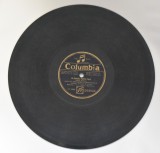 Zavaidoc Th. - Foae verde ca lipanu / In pragul portitei tale - disc ebonita patefon/gramofon Columbia