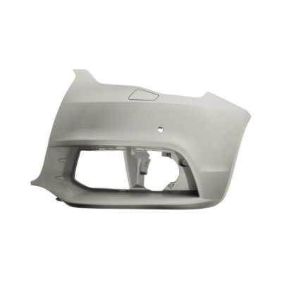 Parte laterala bara , colt lateral flaps fata stanga Audi A1 (8x), 04.2010-01.2015, cu gaura pentru senzori de parcare si spalator, primer, 8X0807065 foto
