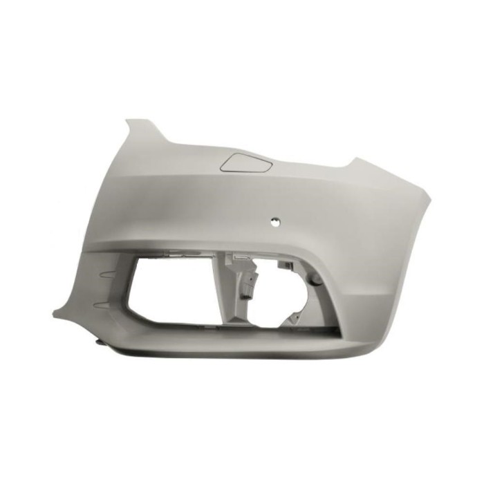 Parte laterala bara , colt lateral flaps fata stanga Audi A1 (8x), 04.2010-01.2015, cu gaura pentru senzori de parcare si spalator, primer, 8X0807065