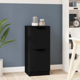 VidaXL Dulap, negru, 30x30x70 cm, lemn prelucrat