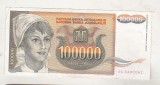 bnk bn Iugoslavia 100000 dinari 1993 circulata