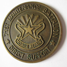Medalie Armata USA:Batalionul 71 mentenanta reparatii mobile