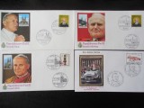 PAPA IOAN PAUL AL DOILEA-VIZITA IN GERMANIA -7 FDC URI