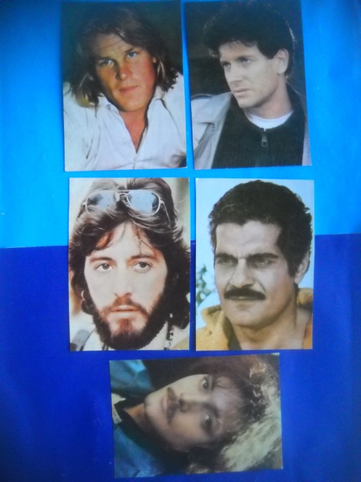HOPCT LOT NR 1394 -ACTORI/ ARTISTI-5 CARTI POSTALE-NECIRCULATE