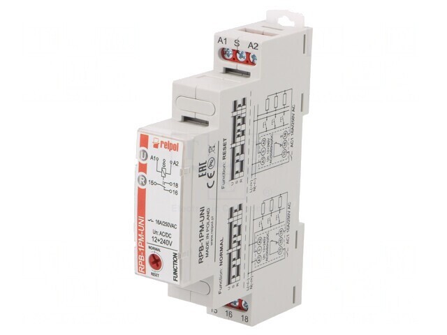Releu Bistabil SPDT 16A pentru Instalații