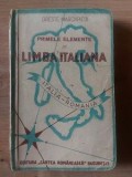 Primele elemente de llimba italiana- Oreste Marciapiedi