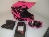 Cumpara ieftin Casca Moto Enduro ATV Ochelari Manusi Cagula Marime S M L XL ABS ECE