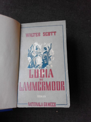 LUCIA DE LAMMERMOOR - WALTER SCOTT foto