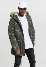 Garment Washed Camo Parka foto