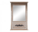 Oglinda Disraeli, Shell, lemn de brad, 43x10x66 cm - Disraeli, Maro