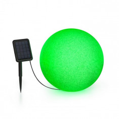 Blumfeldt Shinestone Solar 40, gulova lampa, solarny panel, ? 40 cm, RGB-LED, IP68, akumulator foto