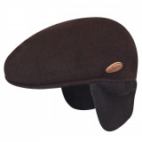 Sapca - Basca Kangol Wool 504 Earlap Espresso (S,L) - Cod 97659454376, Maro