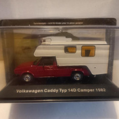 Macheta Volkswagen Caddy Typ 14D Camper - 1982 1:43 Deagostini Volkswagen