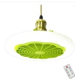 Ventilator de Tavan cu Lumina LED cu Fasung 23 cm si Telecomanda