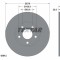 TEXTAR 92141205 PRO+ Disc frana