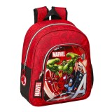 Rucsac pentru clasa zero 2 fermoare Avengers, Jad