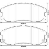 Placute frana Chevrolet Captiva (C100, C140); Opel Antara SRLine parte montare : Punte fata