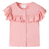 Tricou pentru copii, roz mediu, 128, vidaXL