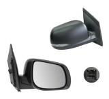 Oglinda exterioara Kia Picanto (Ta), 06.2011-, partea Dreapta, culoare sticla crom , sticla convexa, cu carcasa grunduita, cu incalzire, ajustare ele