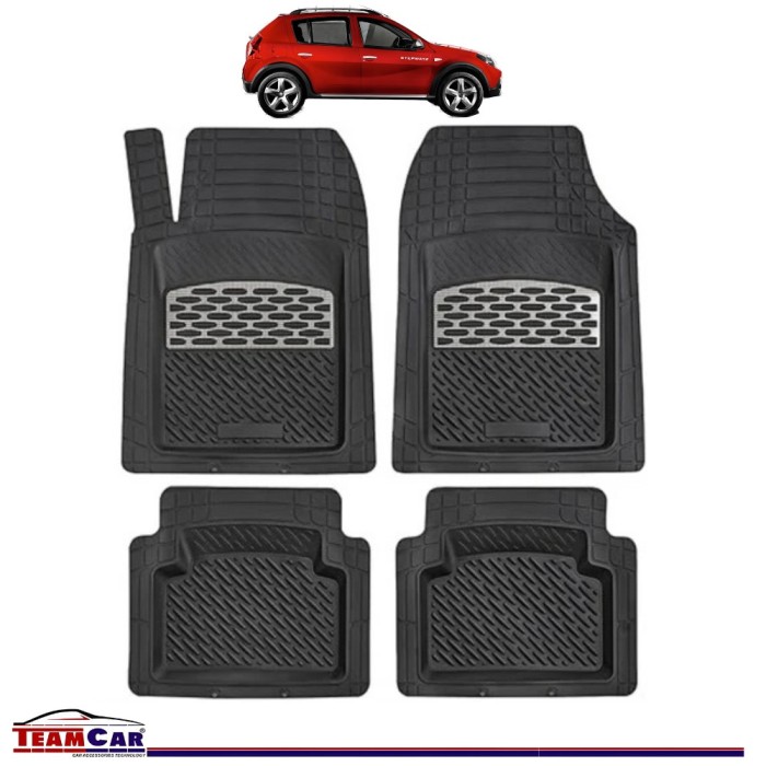 Covorase Auto TeamCar&reg; Tip Tavita Compatibile Dacia Sandero Stepway (2009&ndash;2012) Silver