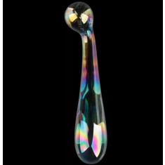 Dildo Twilight Gleam Alluring Arc, Sticla, 17 cm