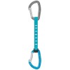 Petzl Djinn Axess 17cm Turquoise - Bucla Express Alpinism, Carabiniere Sigure 23kN, Keylock, Durabila, Usoara 113g
