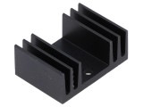 Radiator Extrudat TO220 Negru 20x29x11.5mm 15K/W