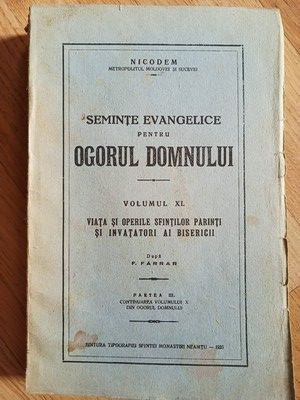 Seminte evangelice pentru ogorul Domnului vol.XL- F.Farrar foto