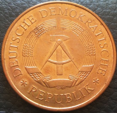 Moneda aniversara 5 MARCI / MARK - RD GERMANA (DDR), anul 1969 * cod 2245 LUCIU foto