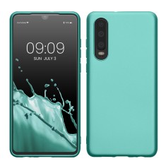 Husa Kwmobile pentru Huawei P30, Verde, Silicon, 47411.231