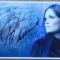 Autograf Tarja Turunen, fosta componenta a formatiei Nightwish intre anii 1996 - 2005
