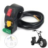 Comutator de ghidon pentru semnalizare, claxon si far / bloc lumini pentru scuter electric City Coco / Harley