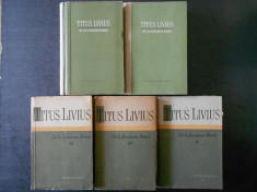 TITUS LIVIUS - DE LA FUNDAREA ROMEI 5 volume, seria completa foto