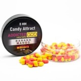 Wafters Addicted Carp Baits Pillow Candy Attract, Banana &amp; Mango, Galben / Portocaliu, 8mm, 40ml