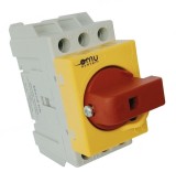 Intrerupator modular rotativ 3 poli 32A 0-1 ON-OFF IP20 montaj pe sina sau cu suruburi, Omu System