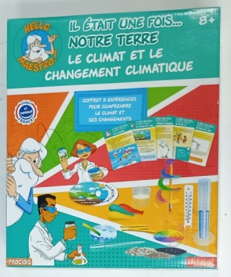 IL ETAIT UNE FOIS ...NOTRE TERRE , COFFRET D &amp;#039;EXPERIENCES POUR COMPRENDRE LE CLIMAT ET SES CHANGEMENTS , 8 + , 2021 foto