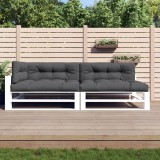 Set 5 perne paleti Gossi, antracit, textil poliester, exterior, perne sezut, spatar, laterala, 120x80x12cm, 120x40x12cm, 70x40x12cm