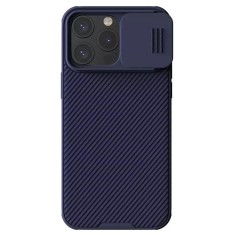 Husa telefon Nillkin CamShield Pro pentru iPhone 15 Pro, protectie sporita, material dur, neagra