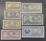 Romania set bancnote 1966 XF - Aunc (1, 3, 5, 10, 25, 50 ?i 100 lei)