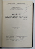 PRINCIPES D &#039;ECONOMIE SOCIALE par VALERE FALLON , 1935